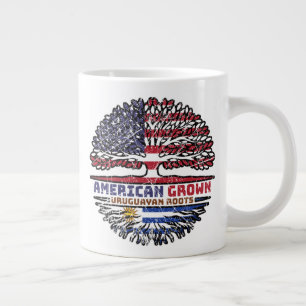 Uruguay USA USA Staaten Jumbo-Tasse