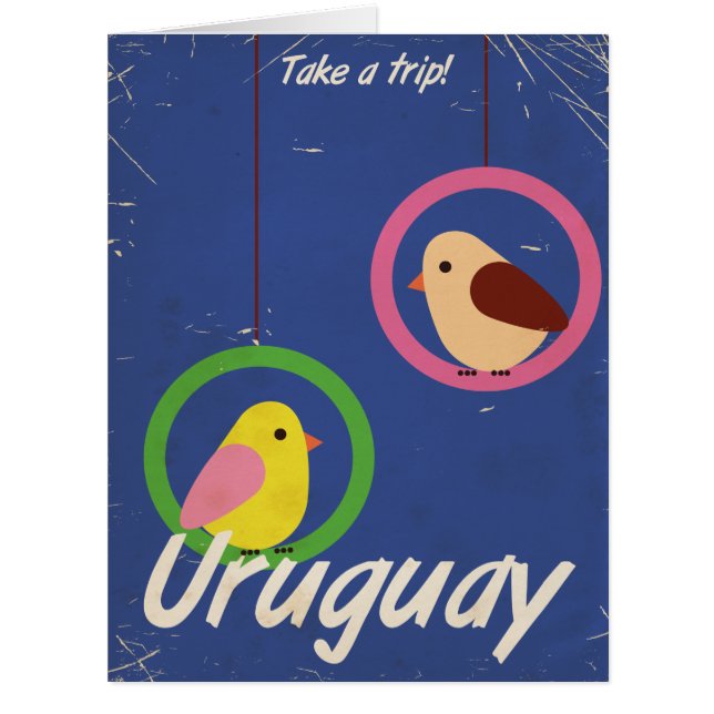 Uruguay Vintage Reiseplakat (Vorderseite)