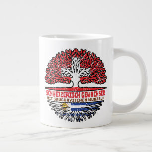 Uruguayisch Schweizer Schweiz Baum Wurzel Jumbo-Tasse