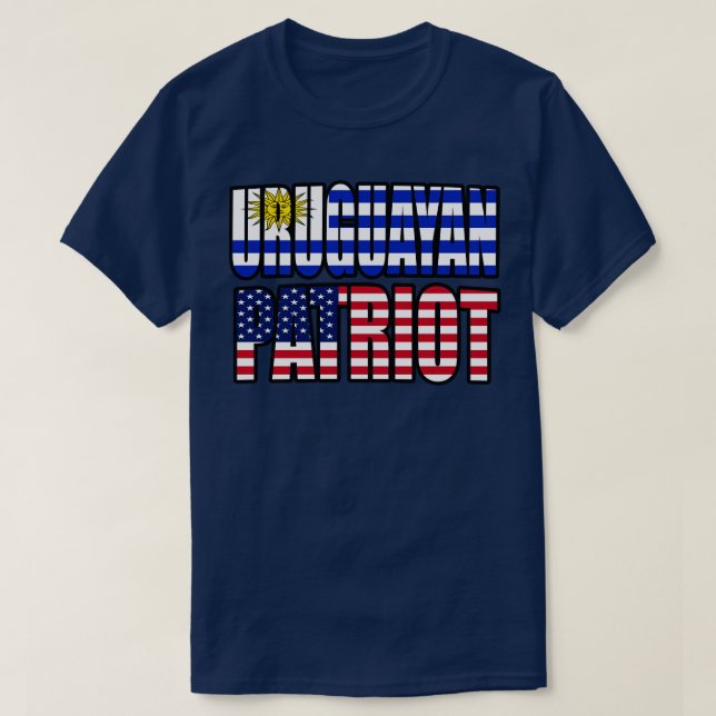 Uruguayische Fahne zum Pride Heritage Gif T-Shirt (Design vorne)