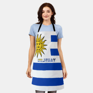 Uruguayische Flagge Schürze