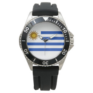 Uruguayische Flagge (Uruguay) Armbanduhr