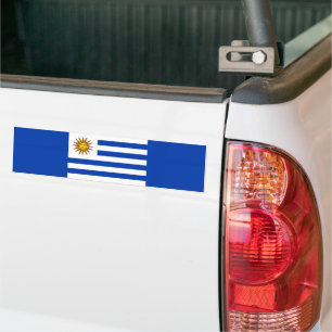 Uruguayische Flagge (Uruguay) Autoaufkleber