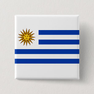 Uruguayische Flagge (Uruguay) Button