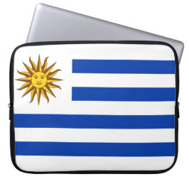 Uruguayische Flagge (Uruguay) Laptopschutzhülle