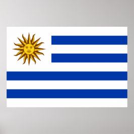 Uruguayische Flagge (Uruguay) Poster