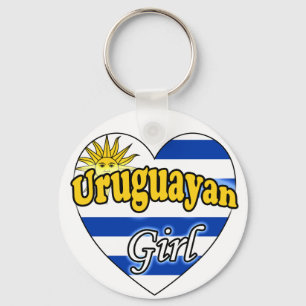 Uruguayisches Mädchen Schlüsselanhänger