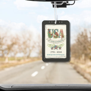 US 250 Jahre Freiheit Midnight Black Botanical Autolufterfrischer