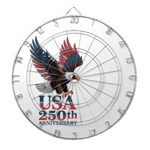 US 250. Jubiläum Dartscheibe