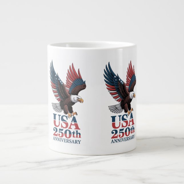 US 250. Jubiläum Jumbo-Tasse (Vorderseite)