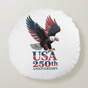 US 250. Jubiläum Rundes Kissen