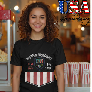 US 250 Wir das Volk Funky Patriotisches Jubiläum Tri-Blend Shirt