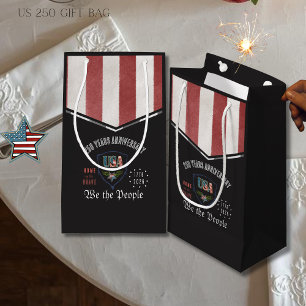 US 250 Wir das Volk Patriotische Jubiläumsuhr Kleine Geschenktüte