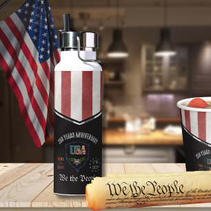 US 250 Wir das Volk Patriotisches Jubiläum Trinkflasche
