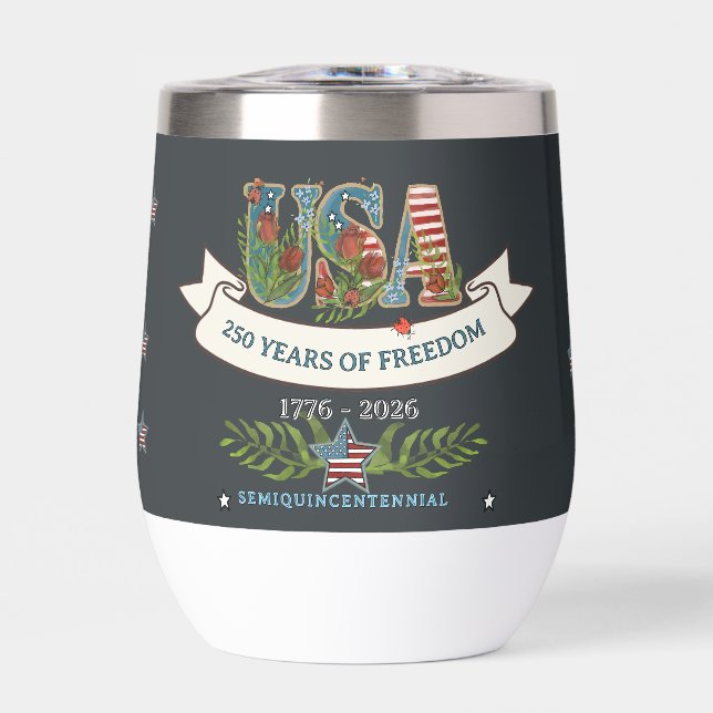 US 250 Years of Freedom Elegant Stemless  (Avant)