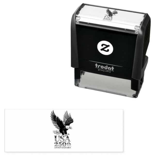 US 250th Anniversary  Permastempel (Beispiel)