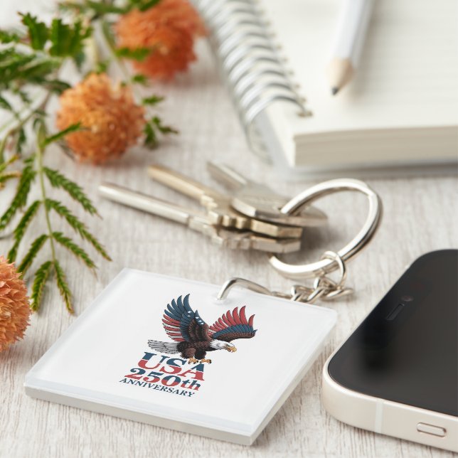US 250th Anniversary  Schlüsselanhänger (Vorderseite rechts)