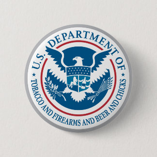 US-Abteilung des Tabaks und der Feuerwaffen und Button