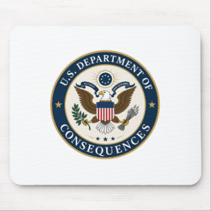 US-Abteilung für Konsequenzen-Mauspad Mousepad