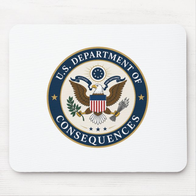 US-Abteilung für Konsequenzen-Mauspad Mousepad (Vorne)