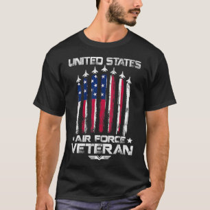 US Air Force US Veteranen 4. Juli T Shirt Amer