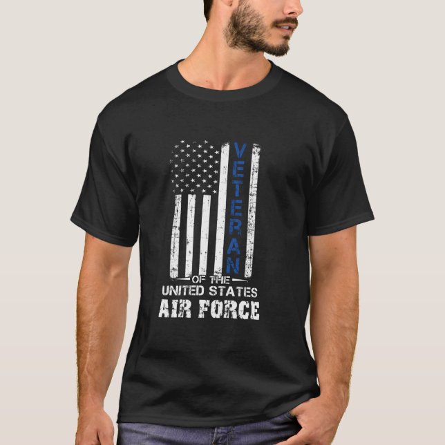 US Air Force Veteran USAF T-Shirt (Vorderseite)