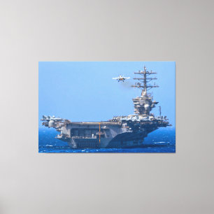 US AIRCRAFT CARRIER - CVN-68 40x60 Leinwanddruck