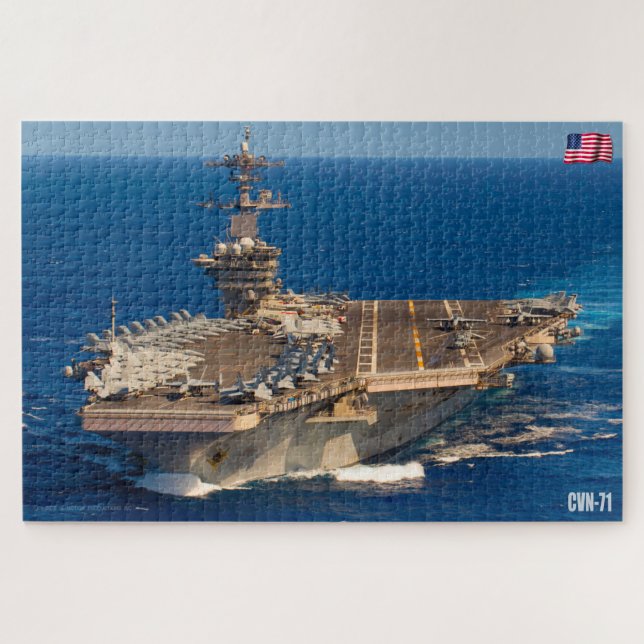 US AIRCRAFT CARRIER - CVN 71 (20 x 30 INCH) (Horizontal)