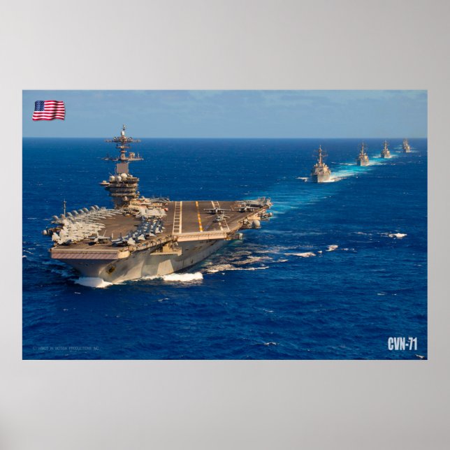 US AIRCRAFT CARRIER - CVN-71 POSTER (Vorne)
