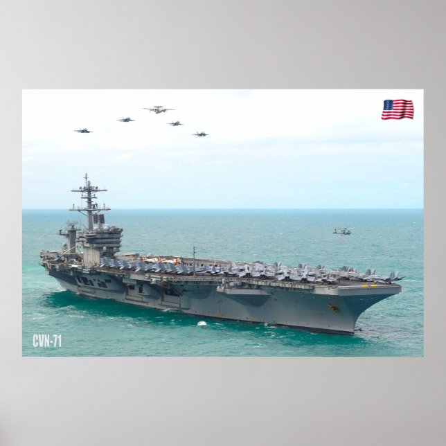 US AIRCRAFT CARRIER - CVN-71 POSTER (Vorne)