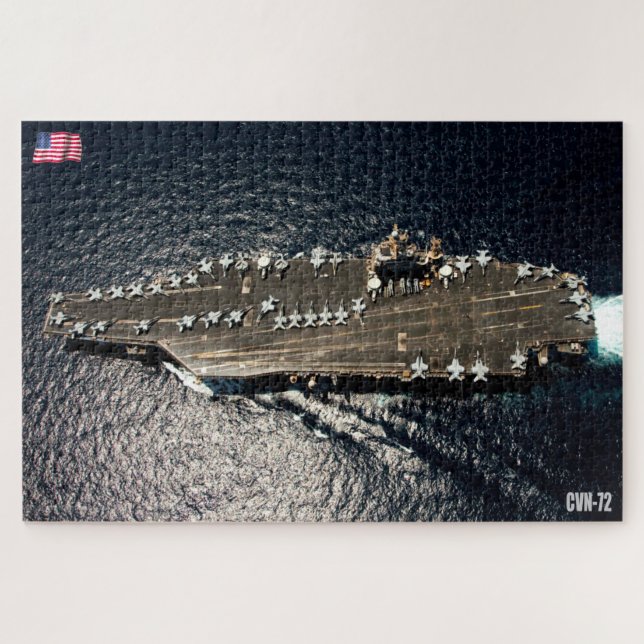 US AIRCRAFT CARRIER - CVN 72 (20 x 30 INCH) (Horizontal)