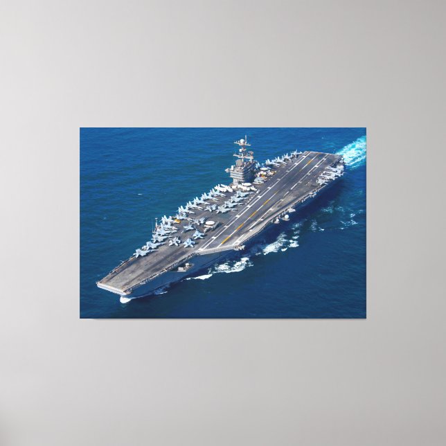 US AIRCRAFT CARRIER - CVN-74 40x60 Leinwanddruck (Vorderseite)