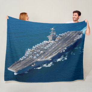 US AIRCRAFT CARRIER - CVN 74 FLEECEDECKE