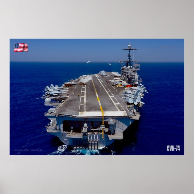 US AIRCRAFT CARRIER - CVN-74 POSTER (Vorne)