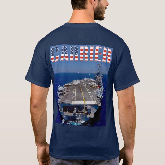 US AIRCRAFT CARRIER - CVN-74 T-Shirt (Rückseite)