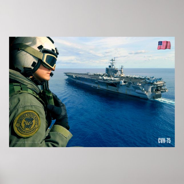 US AIRCRAFT CARRIER - CVN-75 POSTER (Vorne)