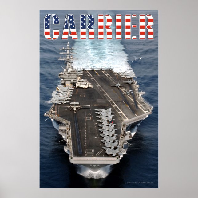 US AIRCRAFT CARRIER - CVN-76 POSTER (Vorne)