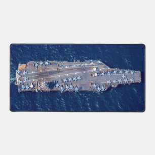 US AIRCRAFT CARRIER - CVN-78 SCHREIBTISCHUNTERLAGE