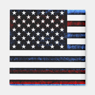 US American Flag Patriotismus Postage Magnet