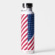 US American Flag Stars Streifen Custom Mit Monogra Trinkflasche (Right)