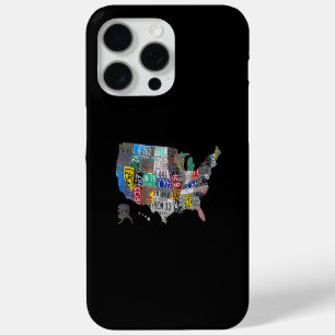 US American United Staaten Map Flag License Plate Case-Mate iPhone Hülle