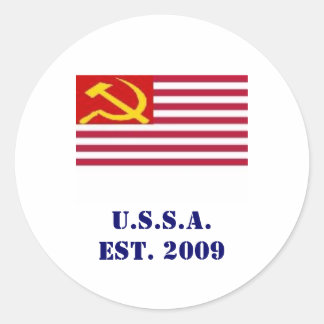 US-Amerikaner 2009 Runder Aufkleber