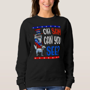 US-Amerikaner Blind Uncle Sam 4. Juli Männer Wom Sweatshirt