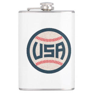US-amerikanische Baseballmannschaft Flachmann