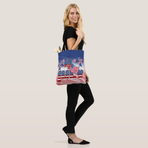 US-amerikanische Flagge 4. Juli Tasche