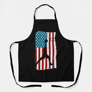 US-amerikanische Flagge Basketball Patriotischer A Schürze