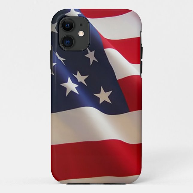 US-amerikanische Flagge Case-Mate iPhone Hülle (Rückseite)