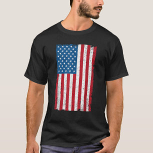 US-amerikanische Flagge erschüttert T-Shirt