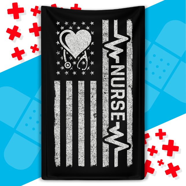 US-amerikanische Flagge Hero Herzkrankenaufwertung Banner (Von Creator hochgeladen)