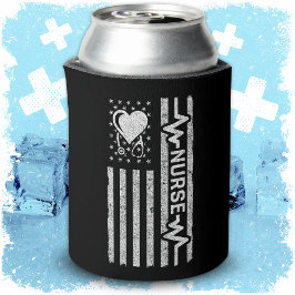 US-amerikanische Flagge Hero Herzkrankenaufwertung Dosenkühler